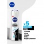 Антиперспирант-спрей NIVEA Pure Черное и белое, невидимый, женский, 150 мл