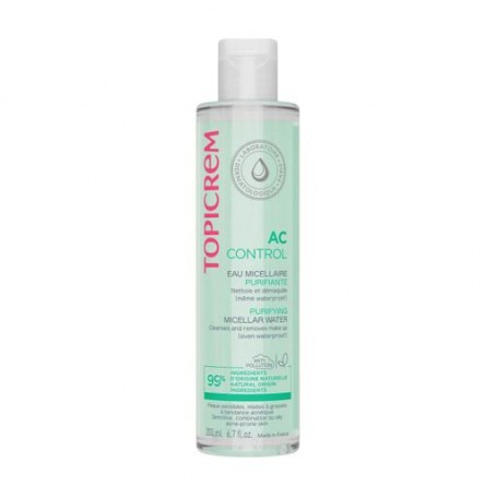 Очищающая мицеллярная вода для лица Topicrem AC Purifying Micellar Water, 200 мл