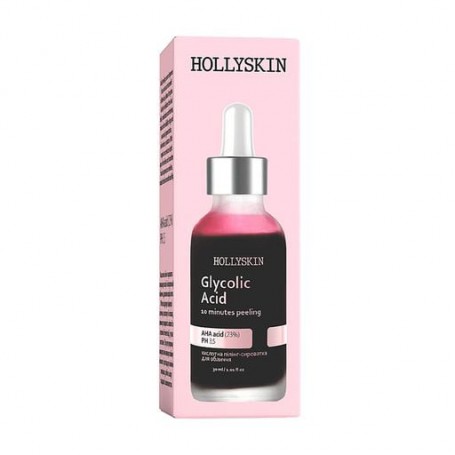 Кислотная пилинг-сыворотка для лица Hollyskin Glycolic Acid, 30 мл