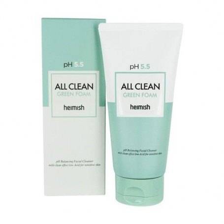 Очищающая пенка для умывания Heimish All Clean Green Foam pH 5.5, 150 мл