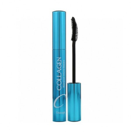 Водостойкая тушь для ресниц Enough Collagen Waterproof Volume Mascara с коллагеном, черная, 9 мл