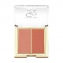 Компактные румяна для лица Golden Rose Iconic Blush Duo, 02 Peachy Coral, 6 г