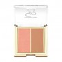 Компактные румяна для лица Golden Rose Iconic Blush Duo, 02 Peachy Coral, 6 г