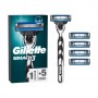 Станок для бритья Gillette Mach 3 мужской, с 5 сменными картриджами