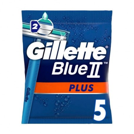 Одноразовые станки для бритья мужские (бритвы) Gillette Blue 2 Plus, 5 шт