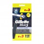 Одноразовые станки для бритья Gillette Blue 3 Comfort Slalom, 12 шт