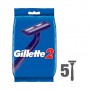 Одноразовые бритвы Gillette 2 мужские, 5 шт