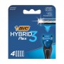 Сменные картриджи для бритья BIC Flex Hybrid 3 мужские, 4 шт