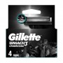 Сменные картриджи для бритья Gillette Mach3 Древесный уголь, мужские, 4 шт