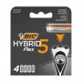 Сменные картриджи для бритья мужские BIC Flex 5 Hybrid, 4 шт