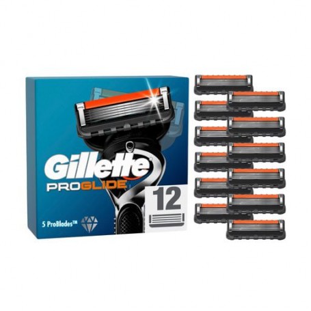 Сменные картриджи для бритья Gillette Fusion 5 ProGlide, мужские, 12 шт