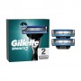 Сменные картриджи для бритья Gillette Mach 3, мужские, 2 шт