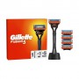 Станок для бритья мужской Gillette Fusion 5, 5 лезвий, 5 сменных картриджей