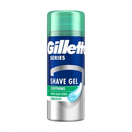 Мужской гель для бритья Gillette Series Sensitive Skin для чувствительной кожи, 75 мл