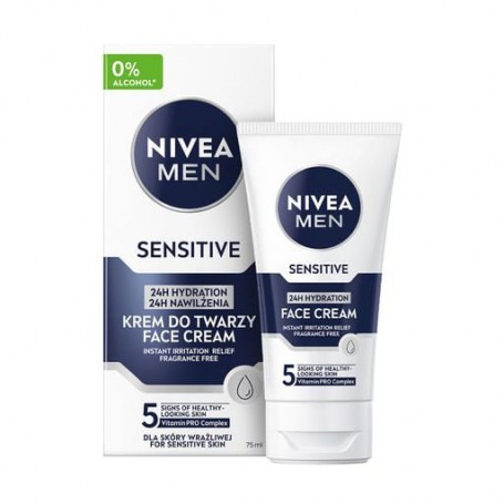 Увлажняющий крем после бритья NIVEA MEN для чувствительной кожи, 75 мл