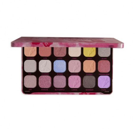 Палетка теней для век Makeup Revolution Forever Flawless Eyeshadow Palette, Butterfly, 19.8 г
