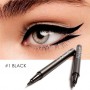 Водостойкая подводка-фломастер для глаз Focallure Liquid Eyeliner Pen Black, 0.4 г