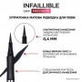 Ультратонкая матовая подводка для глаз L'Oreal Paris Infaillible Grip Precision, Black, 1 мл