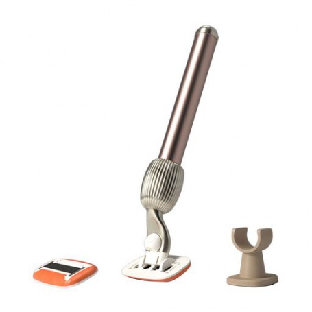 Набор средств для бритья Fler The Razor Starter Set Blush Soft And Metallic (бритва, 1 шт + держатель, 1 шт + лезвие, 2 шт)