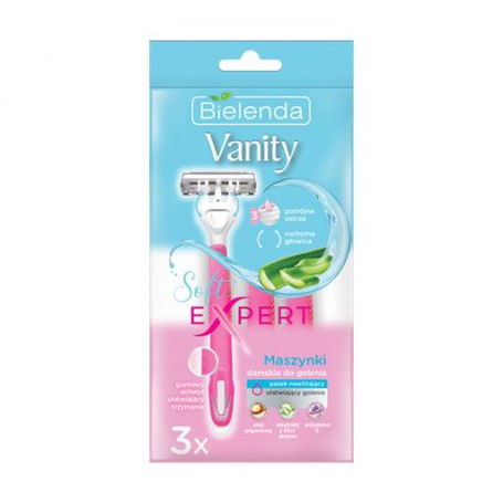 Одноразовые станки для бритья Bielenda Vanity Soft Expert женские, 3 шт