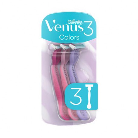 Одноразовые станки для бритья Gillette Venus 3 женские, 3 шт
