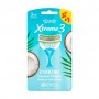 Одноразовые станки для бритья Wilkinson Sword Xtreme3 Coconut Delight женские, 3+1 шт