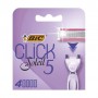 Сменные картриджи для бритья BIC Click Soleil 5 женские, 4 шт