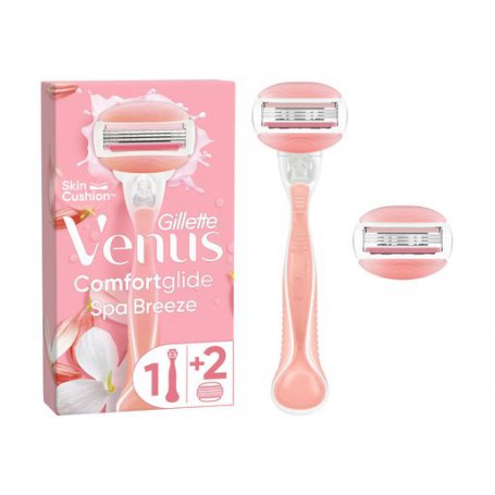 Станок для бритья Gillette Venus ComfortGlide Spa Breeze женский с 2 сменными картриджами