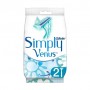 Одноразовые станки для бритья Gillette Simply Venus 2 женские, 2 шт