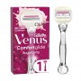 Станок для бритья женский Gillette Venus Comfort Glide Sugarberry с ароматом сладких ягод, 1 сменный картридж
