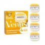 Картриджи для бритья Gillette Venus Olay Olay Comfortglide женские, кокос, 4 шт