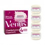 Сменные картриджи для бритья Gillette Venus Comfort Glide с ароматом сладких ягод, женские, 4 шт