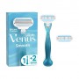 Станок для бритья Gillette Venus Smooth женский, с 2 сменными картриджами, 1 шт