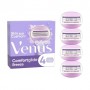 Cменные картриджи для бритья Gillette Venus Comfort Glide Breeze женские, cо встроенными подушечками с гелем, 4 шт