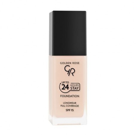 Тональная основа для лица Golden Rose Up To 24 Hours Stay Foundation SPF 15, 02, 35 мл