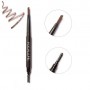 Автоматический карандаш для бровей Focallure Auto Brows Pen, со щеточкой, 02 Brown, 0.25 г