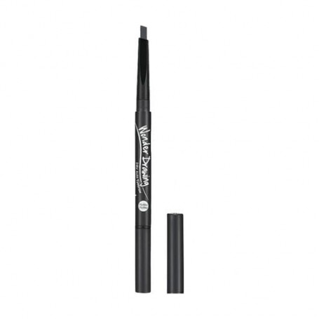 Карандаш для бровей с щёточкой Holika Holika Wonder Drawing 24hr Auto Eyebrow, 01 Grey Black, 0.05 г