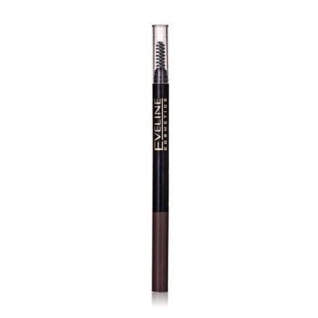 Карандаш для бровей Еveline Cosmetics Brow Styler 3 в 1 многофункциональный, 02 Dark Brown, 1.2 г