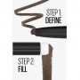 Карандаш-тени для бровей Maybelline New York Express Brow Satin Duo 02 Medium Brown, 0.71 г