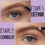 Карандаш-тени для бровей Maybelline New York Express Brow Satin Duo 02 Medium Brown, 0.71 г