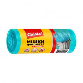 Мешки для мусора Chisto с ручками, 35 л, 30 шт