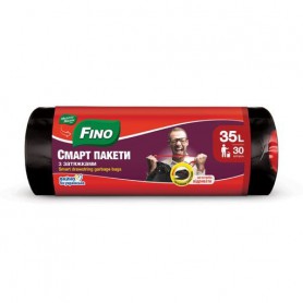 Пакеты для мусора Мелочи Жизни с затяжкой 35 л, 30 шт