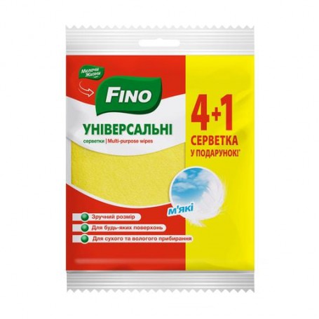 Универсальные салфетки Мелочи Жизни, 32*36 см, 4+1 шт
