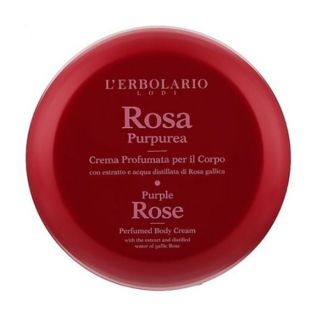 Ароматизированный крем для тела L'Erbolario Purple Rose Perfumed Body Cream Пурпурная роза, 200 мл
