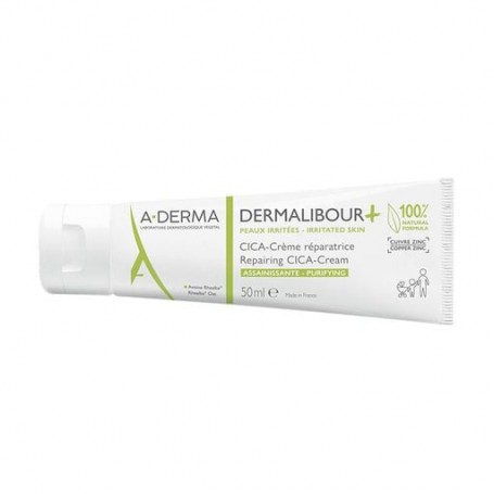 Восстанавливающий крем для раздраженной кожи A-Derma Dermalibour + Repairing CICA-Cream, 50 мл
