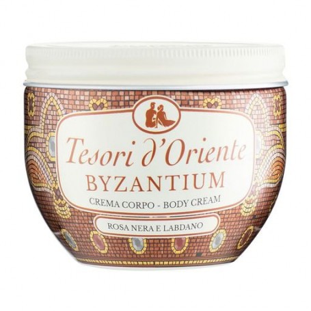 Парфюмированный крем для тела Tesori d&39Oriente Body Cream Византия, черная роза и лабданум, 300 мл