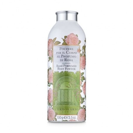 Ароматизированный тальк для тела L'Erbolario Rose Perfumed Body Powder Роза, 100 г