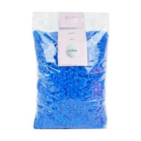 Горячий полимерный воск для депиляции Tufi Profi Premium Hot Film Wax в гранулах, азулен, 1 кг