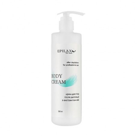 Крем для тела после депиляции Epilax Silk Touch Body Cream с экстрактом киви, 500 мл
