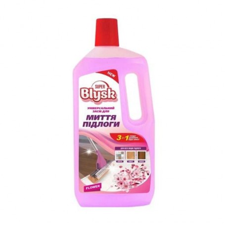 Универсальное средство для мытья пола Super Blysk Flower, 1.5 л